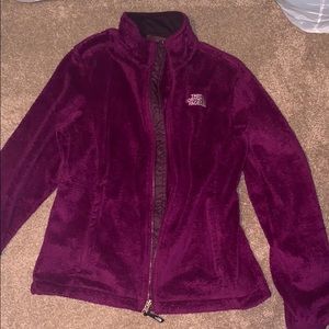 Fleece soft north face jacket